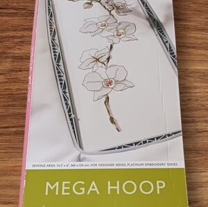 Husqvarna Viking 4126255-02 Mega Hoop #2 Designer Series Platinum Embroidery